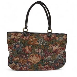 Floral Tapestry Tote Bag Costal Grandma